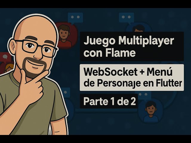 🕹️ Juego Multiplayer con Flame Parte 1🔌| WebSocket + Menú de Personaje en Flutter