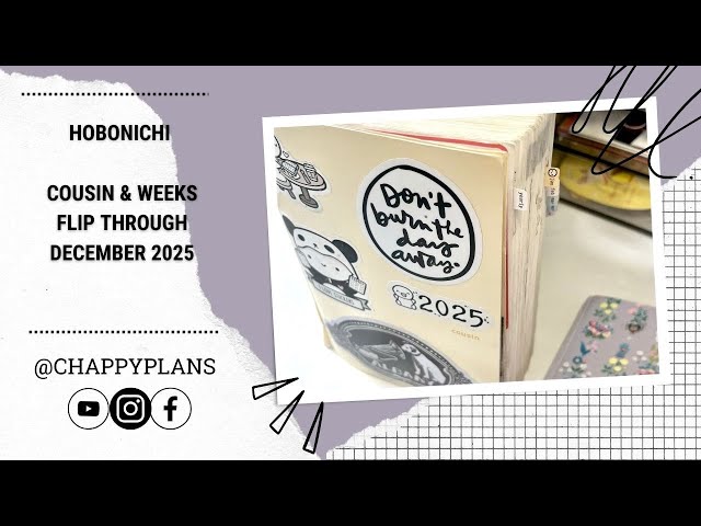 HOBONICHI FLIP THROUGHS | DECEMBER 2025