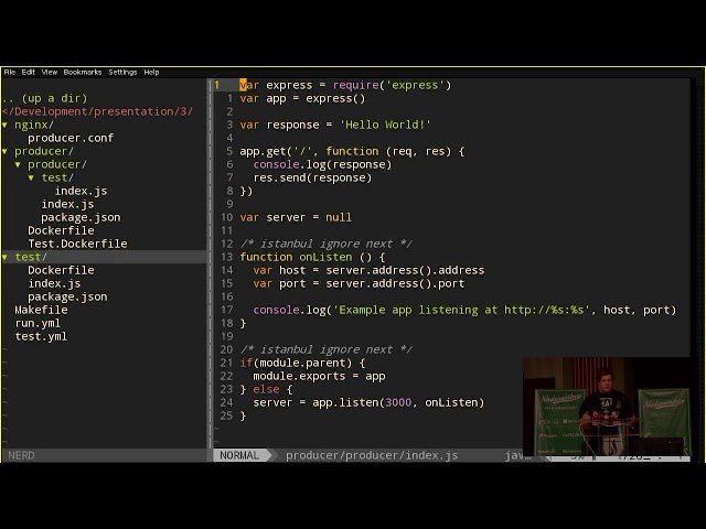 Rapidly Iterating on Microservices using Docker, Kubernetes, and Node js