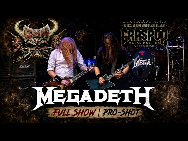 Megadeth -  Live at Graspop Metal Meeting 2026 (Full Show, Pro-Shot)