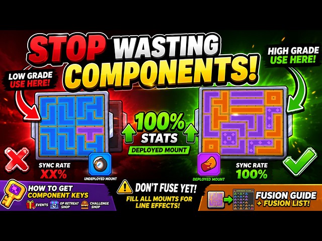 Ultimate Component Guide (Mount System Tips & Fusion) | Survivor.io