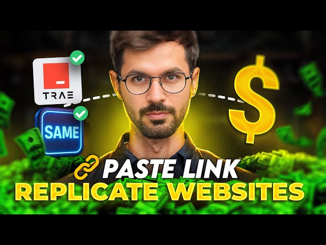 CLONE any WEBSITE using AI for FREE in seconds - Just Paste the URL!
