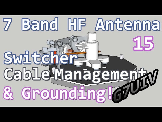 7 Band HF Antenna Switcher 15 - Cable Management & Grounding - G7UIV David