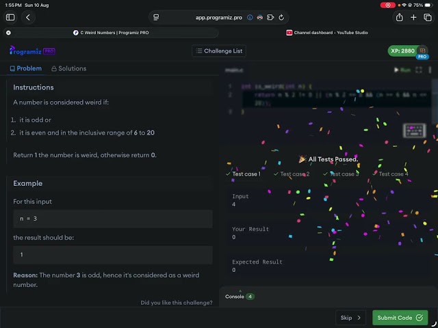 🎥 C Chronicles — Ep. 9: Weird Numbers | Programiz PRO