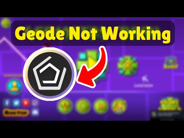 Fix Geode Not Working in Geometry Dash