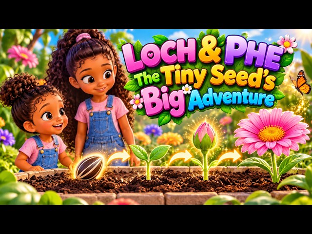 🌱 The Tiny Seed’s Big Adventure | How Plants Grow for Kids 🌻 | Loch & Phe