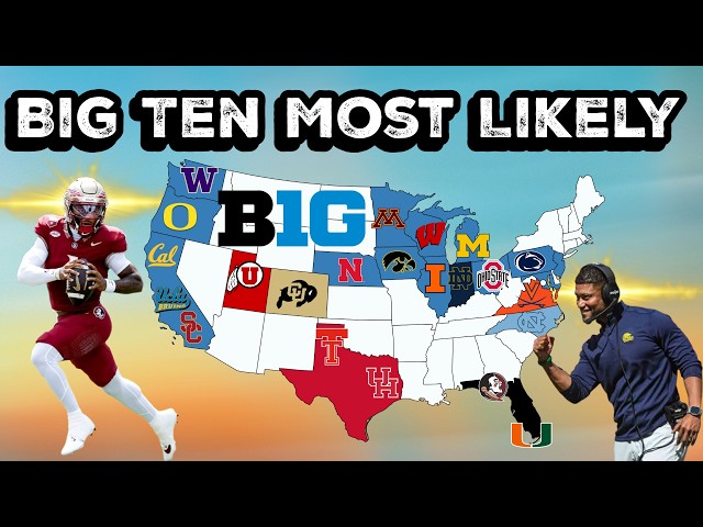 The Big Ten's Most Likely Conference Realignments