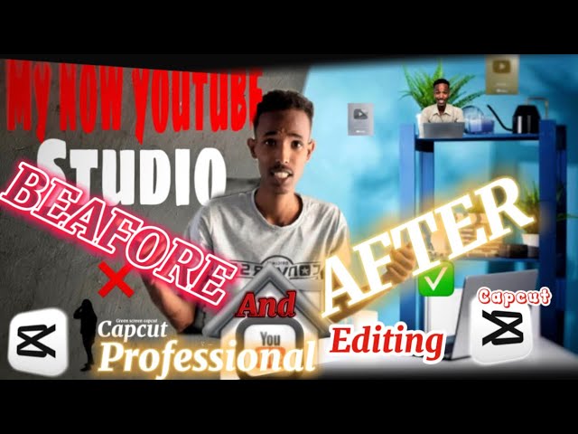 Sidee losameya bg studio ||‘ design ‘ youtube || studio || fake editing for capcut || yesyoukan edit