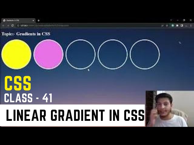 17.01 || Linear Gradient in CSS || LC Fundamental web - 1 || Listen Coders