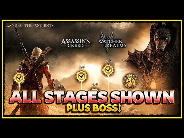 EVENT PLAYTHROUGH Land of the Ancients & Jackal's Necropolis 👤 ✤ Watcher of Realms x Assassins Creed