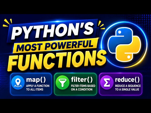 Powerful Built in Function map(), filter(),reduce in python