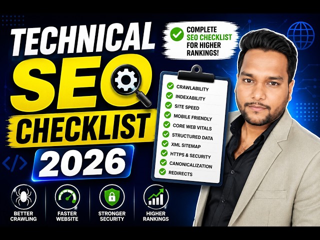 Technical SEO Checklist 2026: 11 Things Every Website Must Have | Complete Technical SEO Guide