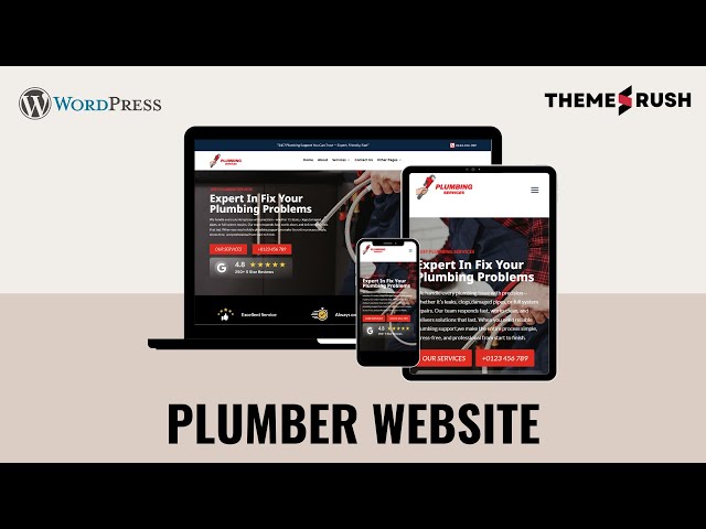 How to Install & Customize Aquapro- Plumber WordPress Website Template | Launch Fast!