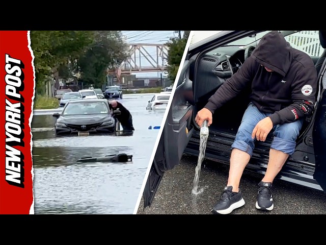 Scenes From a Soaked City as New Yorkers Grapple with Dangerous Rising Floodwaters