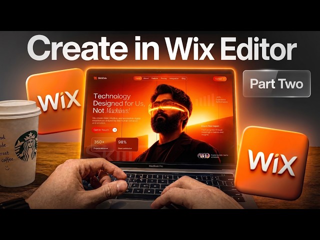 Wix Landing Page Design - Part 2