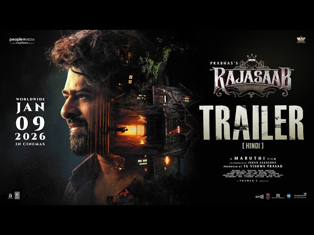 The RajaSaab (Official Trailer) Hindi | Prabhas | Maruthi | Thaman | TG Vishwa Prasad | Krithi Pr...