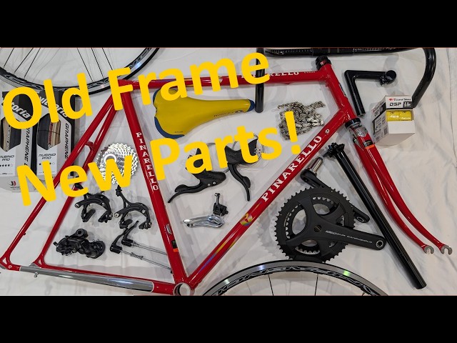 Building an Old frame with modern components. Neo Retro / Resto-mod 90s Pinarello