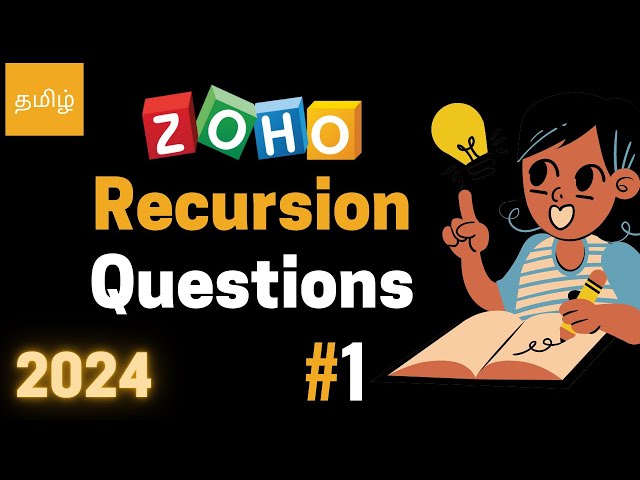 Tricky ZOHO Recursion Questions - Coding Interviews - Software Development - Tamil