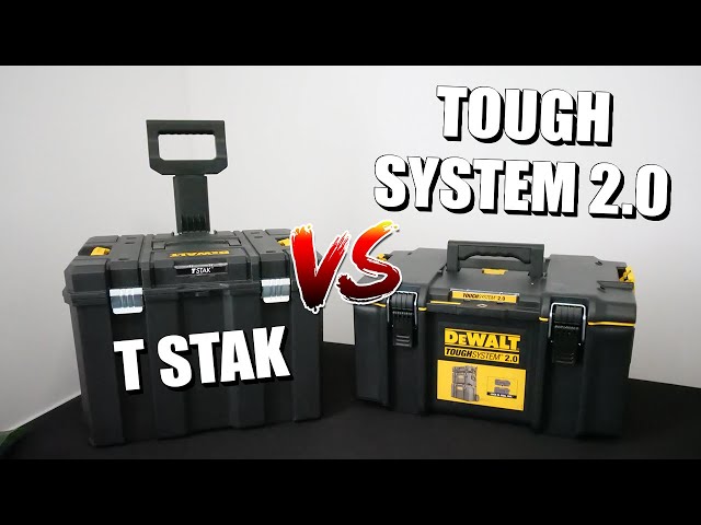 Dewalt Tool Box, TSTAK Deep Box VS Tough System 2.0 Large Box