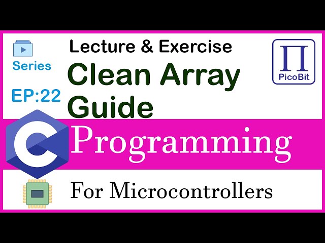 Arrays in C — The Complete Beginner-to-Pro Guide| for microcontroller.