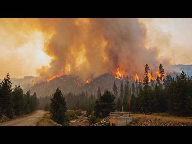 🚨 Paradise Fire, Washington | 5,400 Acres, 0% Contained, City's Water Supply Burning & Go-Now