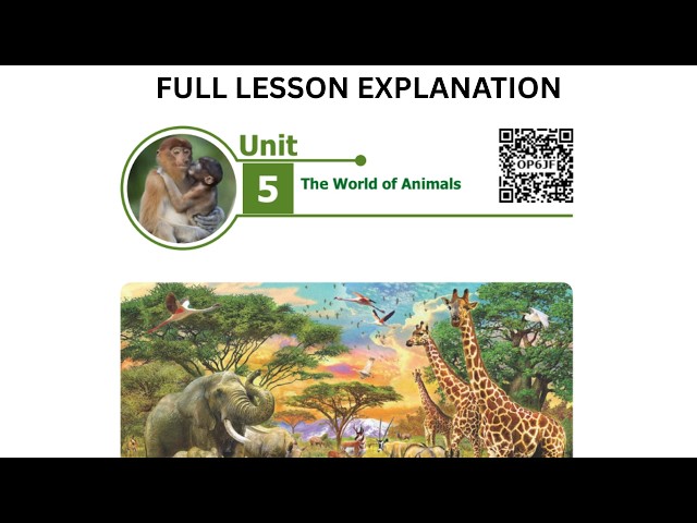 The world of animals | 6th Std Science Term 1 full lesson explanation in tamil | class 6