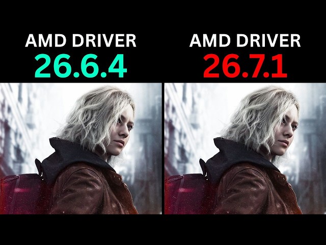 AMD Drivers Update 26.7.1 vs 26.6.4 Vs AMD Adrenalin Edition 26.7.1 New update