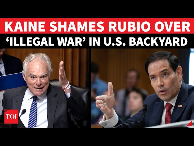 ‘You Know Nothing’: Kaine LAUGHS, Then DESTROYS Rubio Over ‘Illegal US Strikes’ In American Backyard