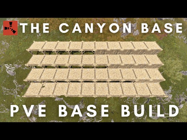 RUST PvE Base Build | The Canyon Base