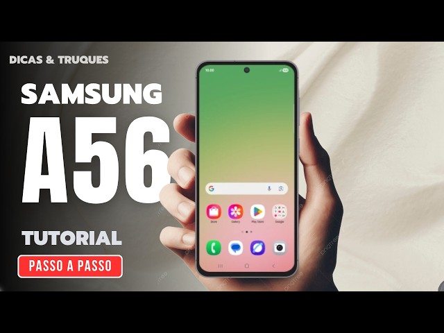 How to move items on the home screen of the Samsung Galaxy A56
