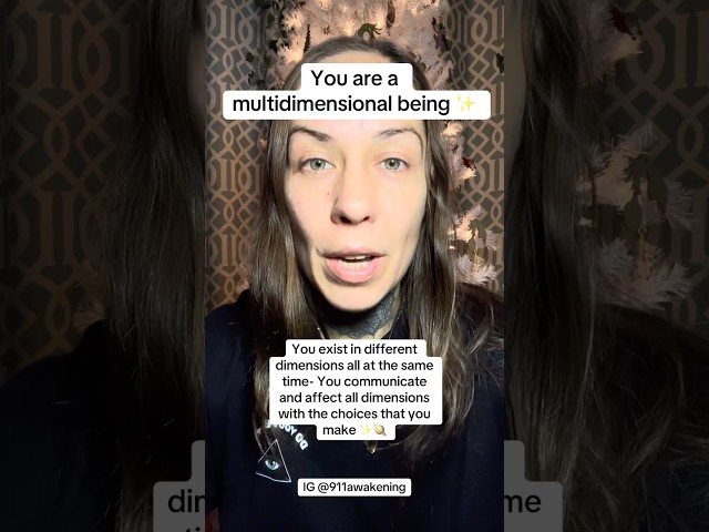 You are a multidimensional being ✨♥️ #fyp #multidimensional #spirituality #universe #lightworker