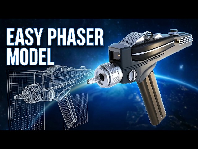 Build Your Own Star Trek Phaser in Blender | Episode 3