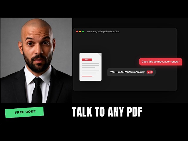 I Built ChatPDF With Claude Code in 30 minutes (Free Code)
