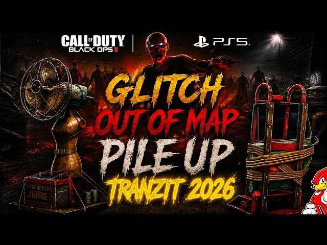 TRANZIT BO2 ZOMBIES GLITCH | Out of Map Pile Up Glitch PS5 - 2026