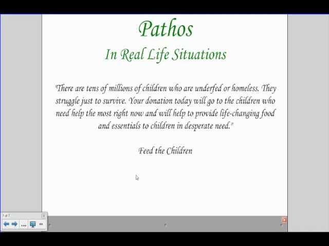 Rhetoric - Pathos Only