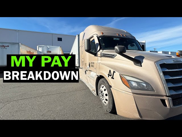 Revealing My Income as a Truck Driver | Owner Operator