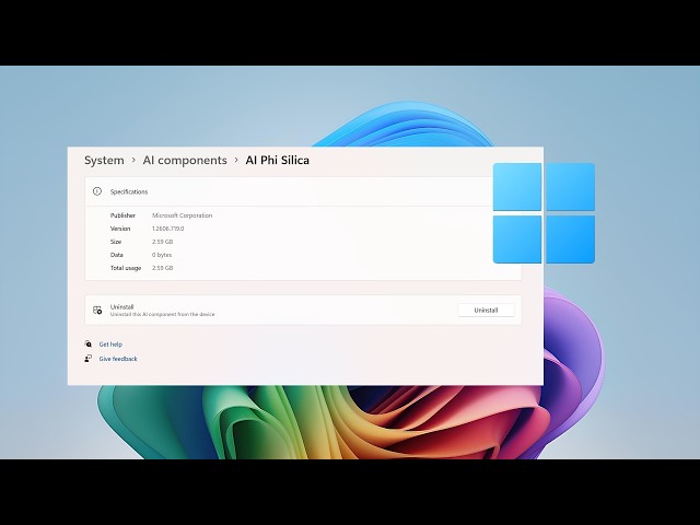 Windows 11 Will Finally Let You Uninstall Some AI Components!