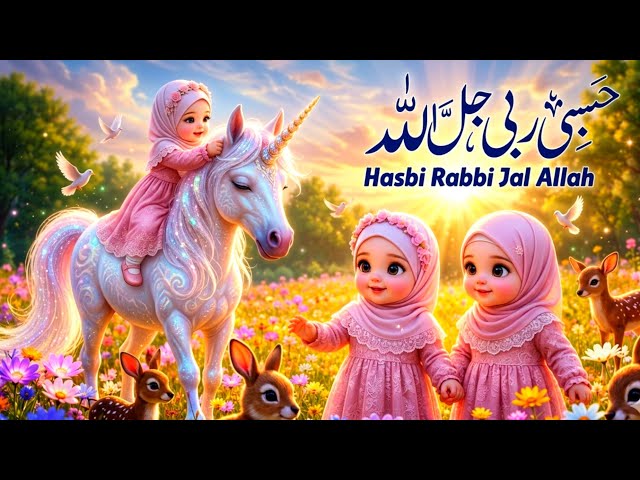Hasbi Rabbi Jallallah | Islamic Naat For Kids | Beautiful Nasheed For Children | Cute Islamic Rhyme