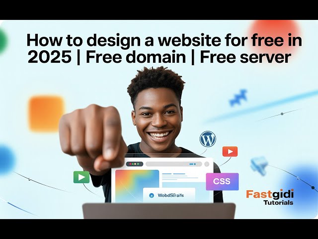 How to Design a website for free in 2025 | Free Domain | Free Server