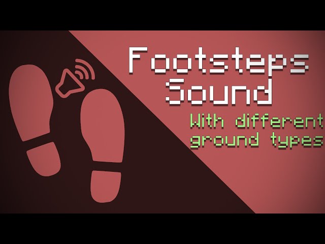 Unity 3D Tutorial First-person Footsteps Sound || The Easy Way!