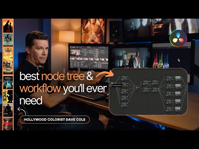 The Best DaVinci Resolve Workflow & Node Structure with Hollywood Colorist Dave Cole (Dune, Batman)