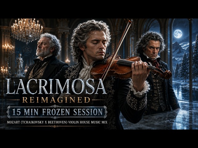 Mozart (Tchaikovsky x Beethoven) Violin House Music Mix – Lacrimosa Reimagined 15 Min Frozen Session