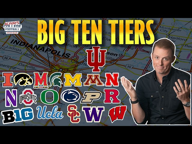 BIG 10 TIERS: Oregon, Ohio State & Indiana ALL Championship Contenders | Always College Football