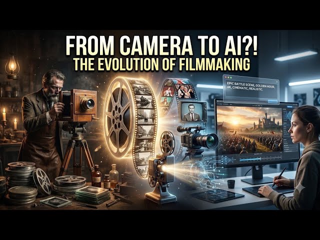 How Humans Learned to Make Movies 🤯 | From the First Camera to AI Video | @TheBuildDiscovery