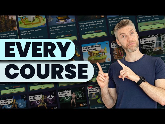 Get Every 3D Course I’ve Ever Made & More (1 Week Only)