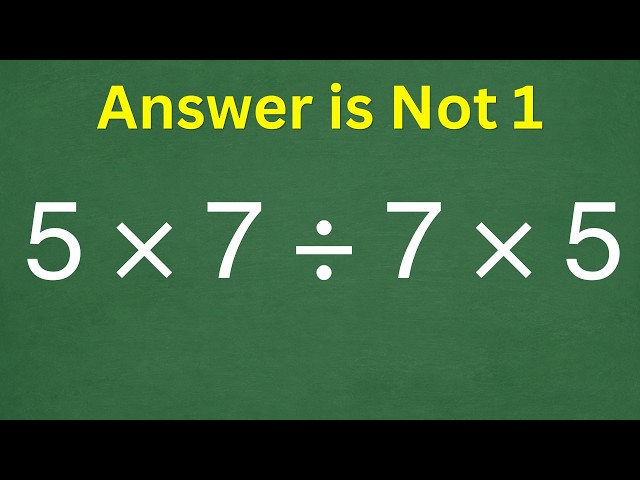 Most People Get This Math Problem Wrong!