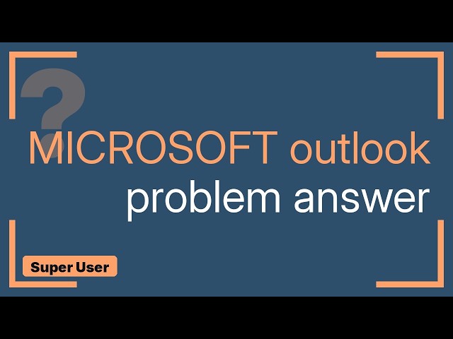Outlook indicates the message is in outbox but outbox is empty