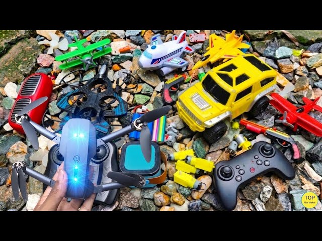 Breaking and Opening Old Scrap Toys | Found Amazing Drone & DC Motors!