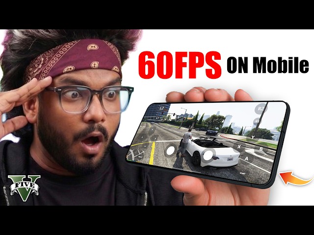 Install and Play PC Games on Any Android Smartphone right now 😱 GTA 5 Tested (60FPS) !