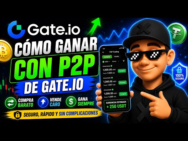 💰 How to EARN with P2P on Gate.io | Guide to Buying and Selling USDT